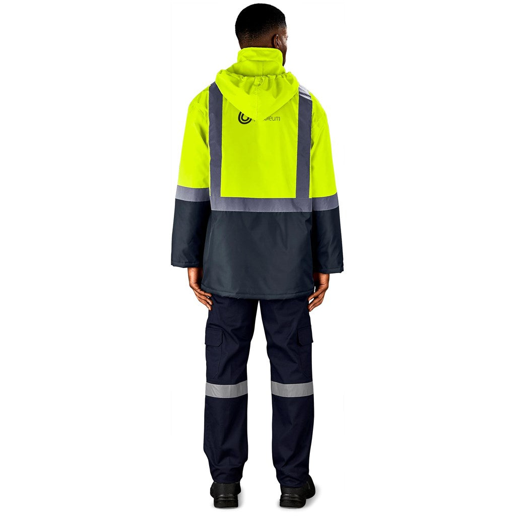 Hazard Padded Two-Tone Hi-Viz Reflective Jacket