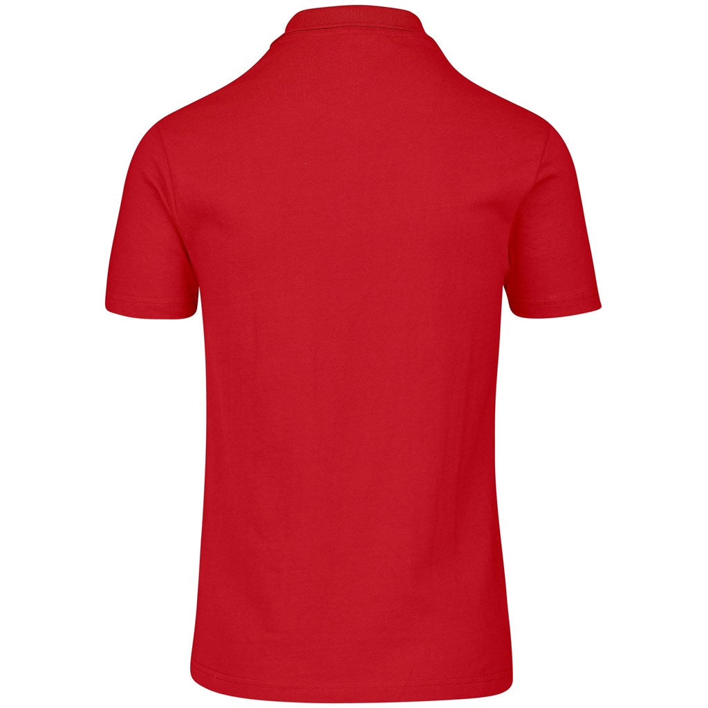 Mens New York Golf Shirt - Red