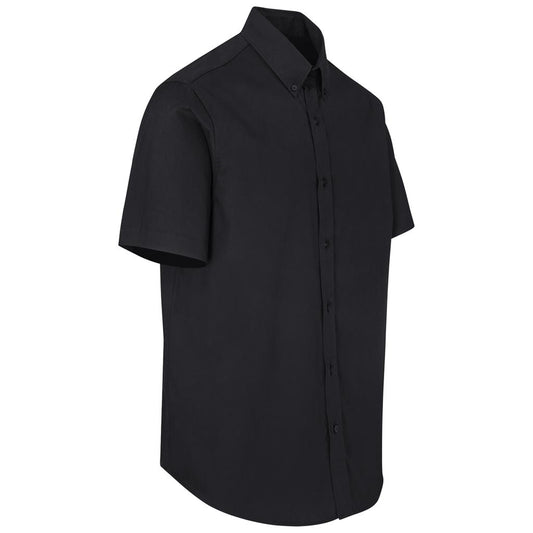 Mens Short Sleeve Brushed Cotton Twill Moderna Shirt