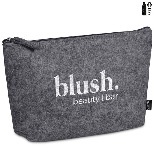 Okiyo Kesho Recycled PET Felt Mini Cosmetic Bag
