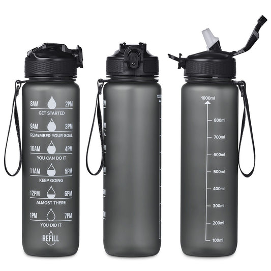 Eva & Elm Neptune Plastic Water Bottle - 1 Litre