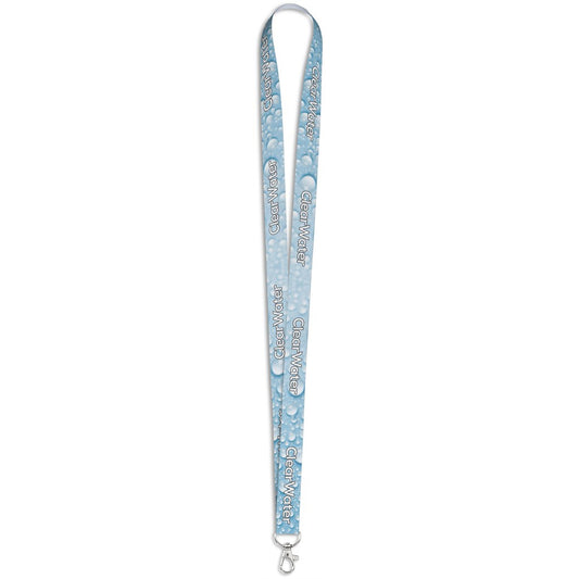 Altitude Snap Hook Clip Double-Sided Sublimation Petersham Lanyard