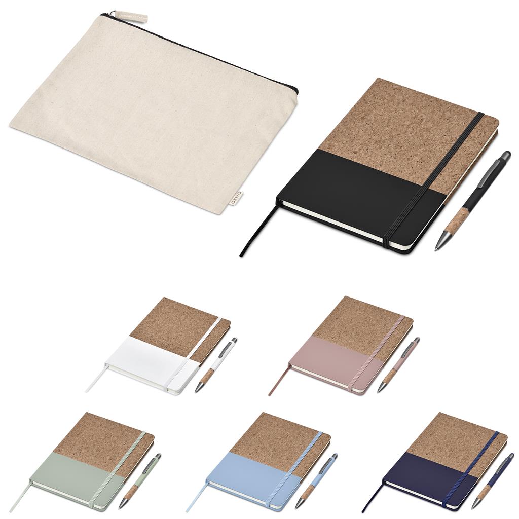 Okiyo Denki Cork Notebook & Pen Set