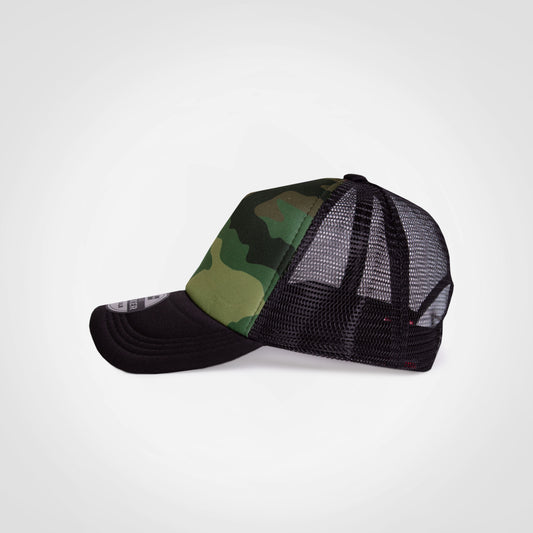 Vintage Trucker Camo Cap