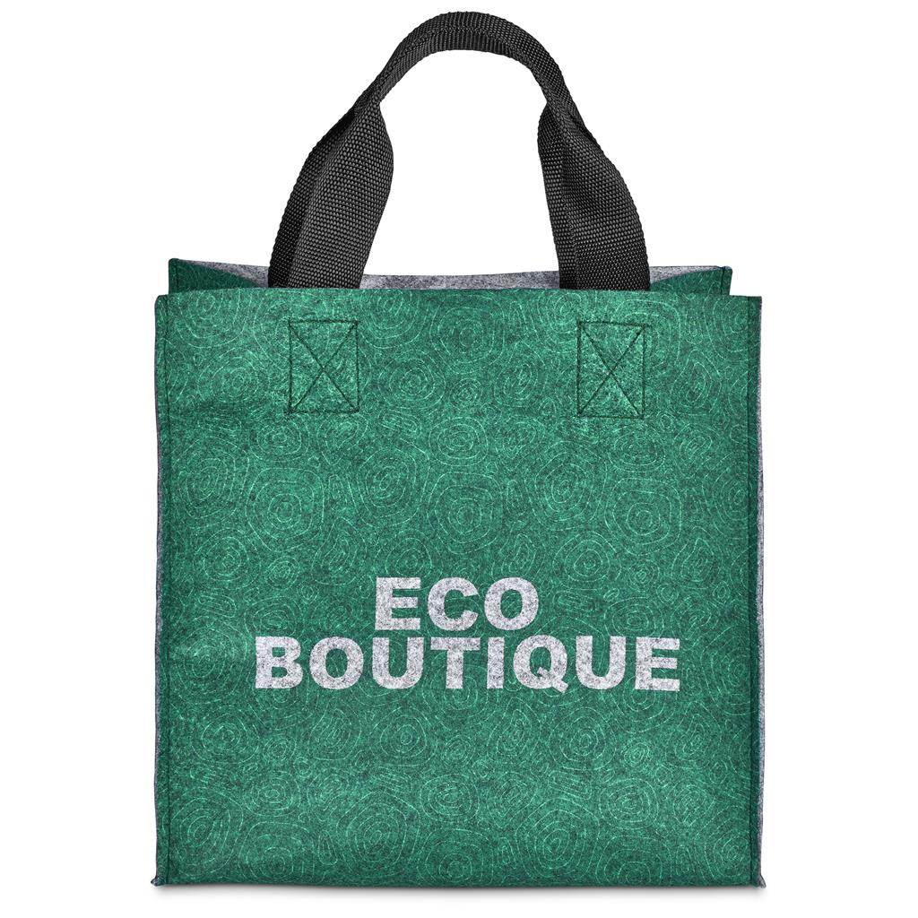 Pre-Printed Sample Hoppla Loopa Recycled PET Felt Tote Bag