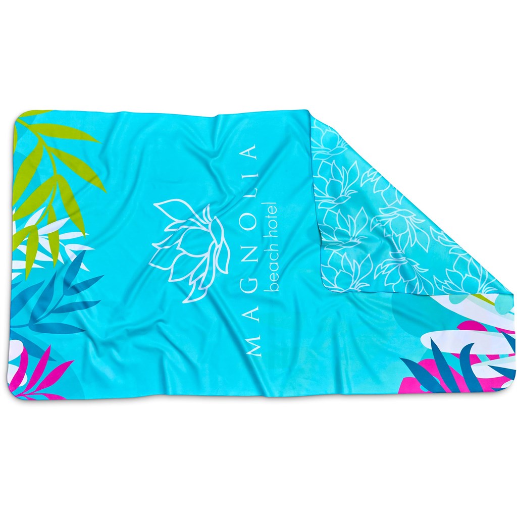 Pre-Printed Sample Hoppla Hula Beach Towel - Double-Sided Branding