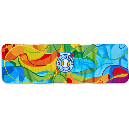 Pre-Printed Sample Hoppla Relay Sports Towel - Double-Sided Branding