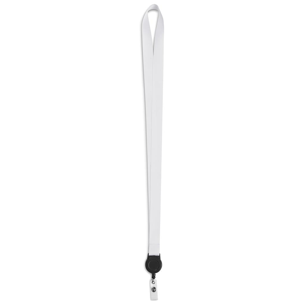Altitude Sample Retractable Badge Reel Single-Sided Sublimation Satin Lanyard