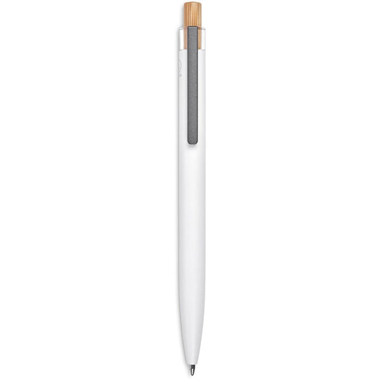 Okiyo Mimo Recycled Aluminium Ball Pen - Solid White