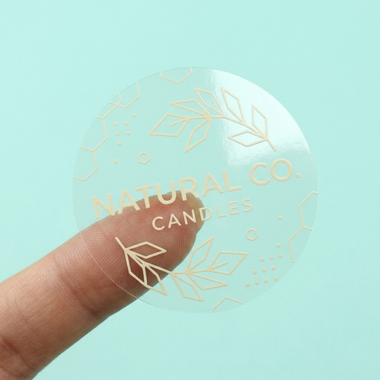 Clear Transparent Vinyl Stickers