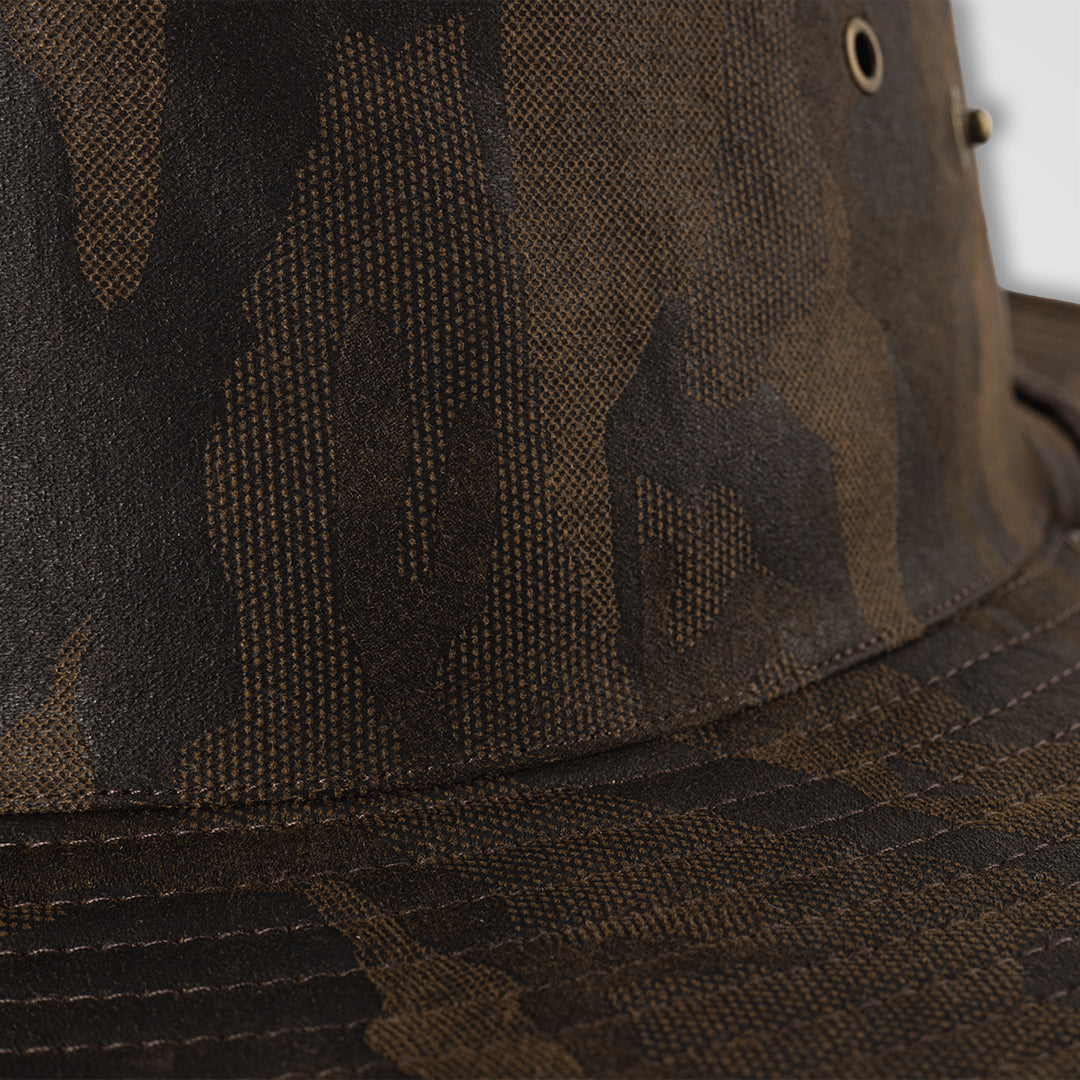 Oilskin Camo Bush Hat