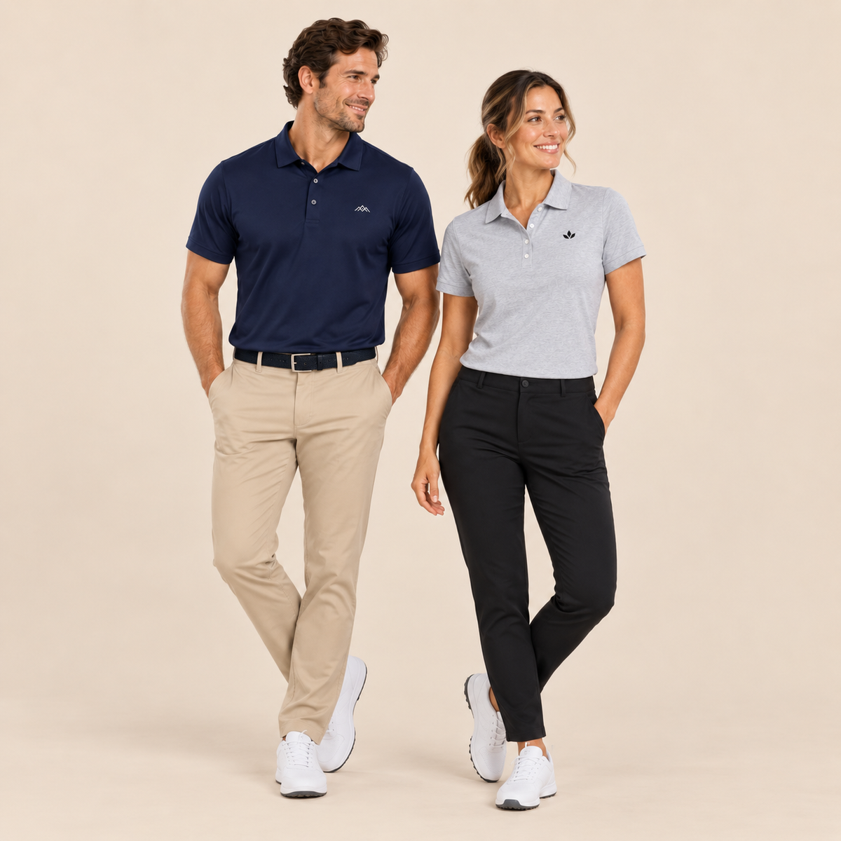 Men's and ladies' golf shirts available from Keepsake Creative South Africa