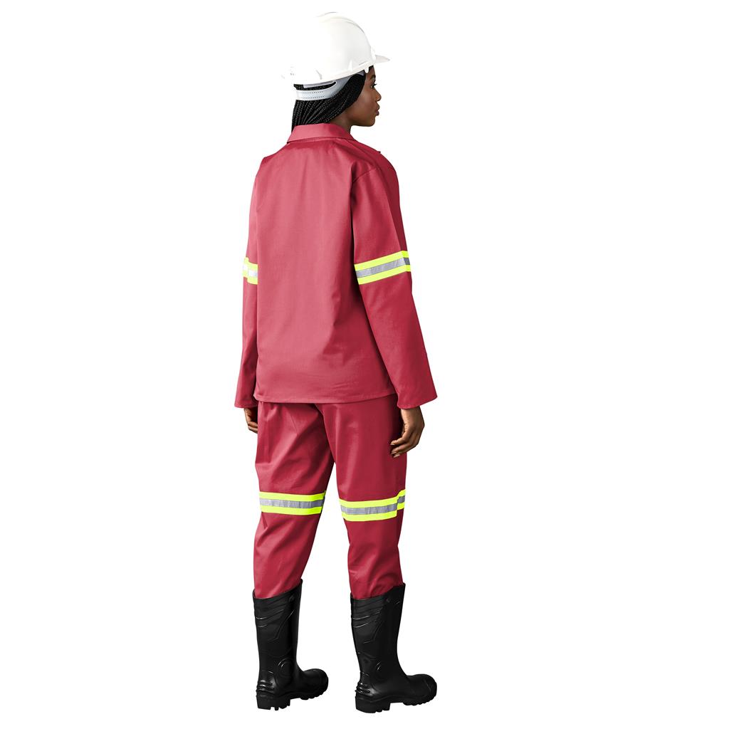 Trade Polycotton Conti Suit - Reflective Arms & Legs - Yellow Tape