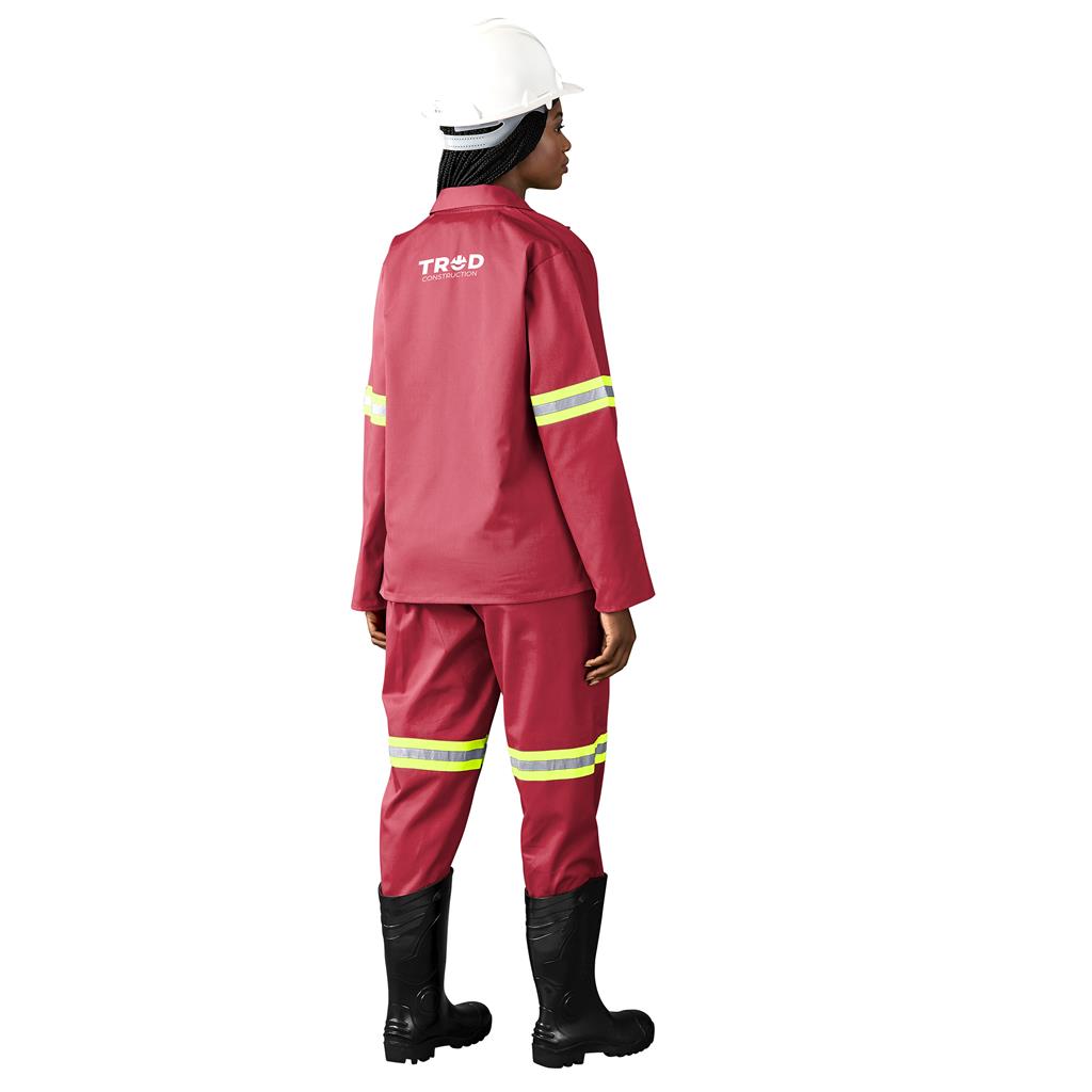 Trade Polycotton Conti Suit - Reflective Arms & Legs - Yellow Tape