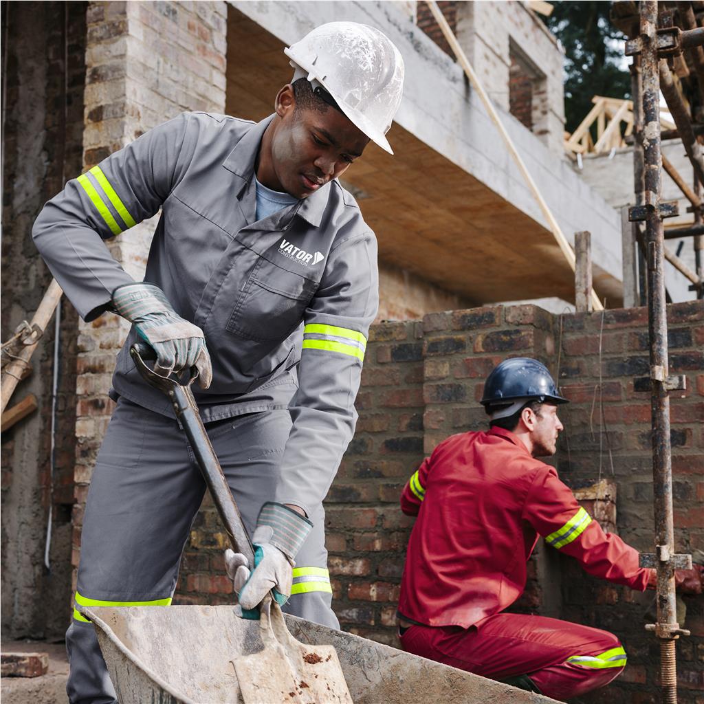Trade Polycotton Conti Suit - Reflective Arms & Legs - Yellow Tape
