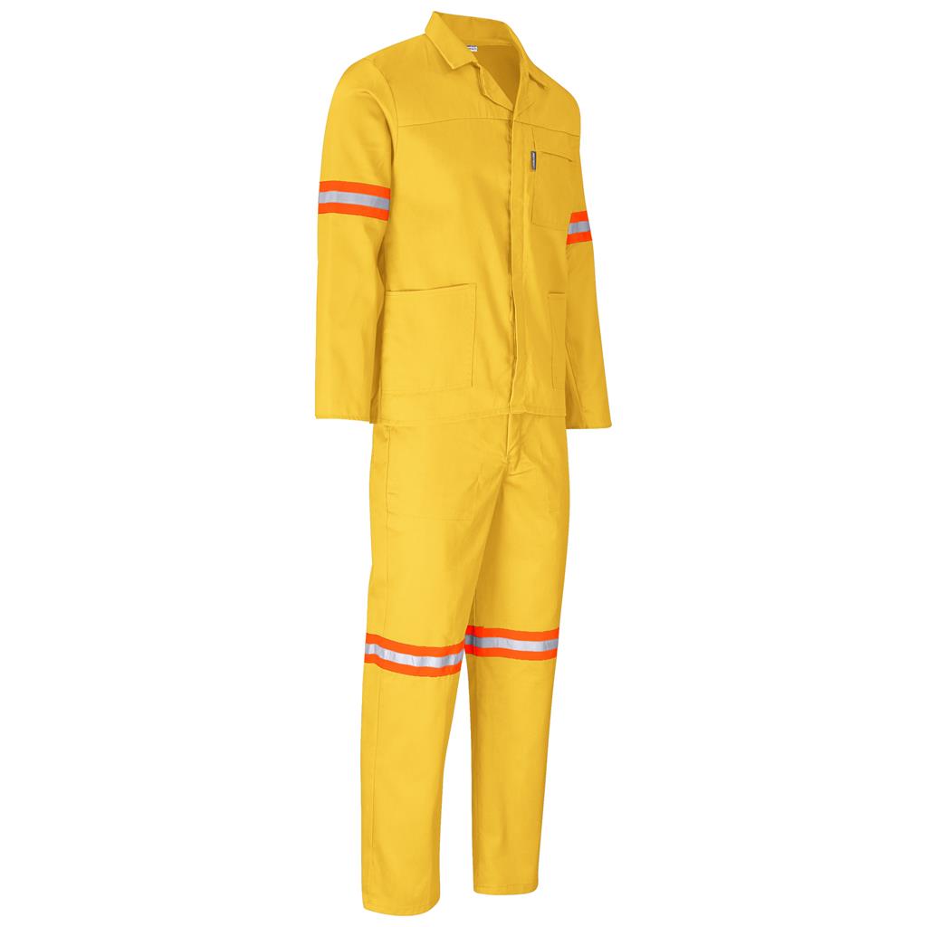 Trade Polycotton Conti - Suit Reflective Arms, Legs & Back - Orange Tape