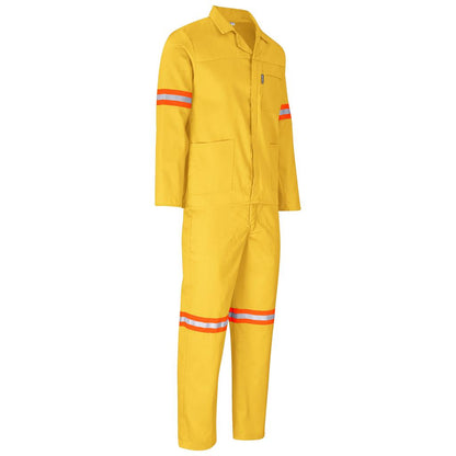 Trade Polycotton Conti - Suit Reflective Arms, Legs & Back - Orange Tape