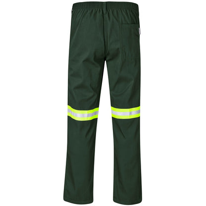 Site Premium Polycotton Pants - Reflective Legs - Yellow Tape