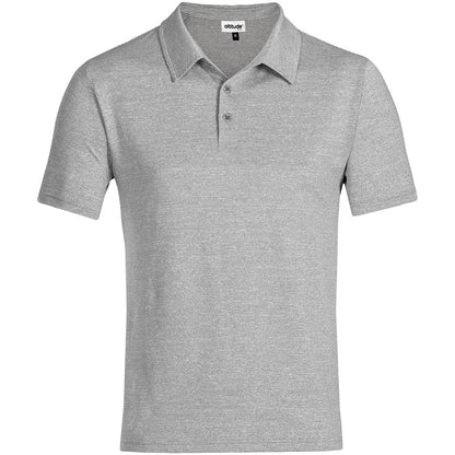 Mens Echo Golf Shirt - Grey