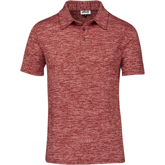 Mens Echo Golf Shirt - Red