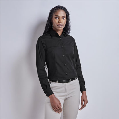 Ladies Long Sleeve Empire Shirt