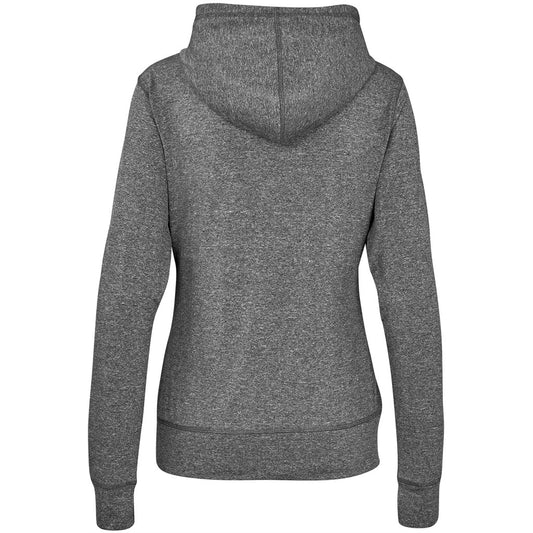 Ladies Fitness Lightweight Hooded Sweater - Black