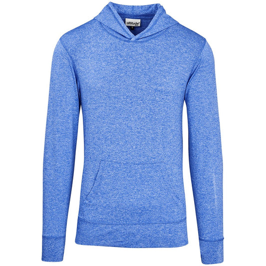 Mens Fitness Lightweight Hooded Sweater - Royal Blue