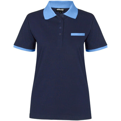 Ladies Caliber Golf Shirt - Navy