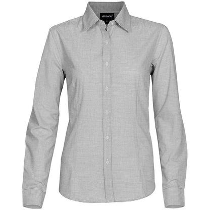 Ladies Long Sleeve Earl Shirt - Grey