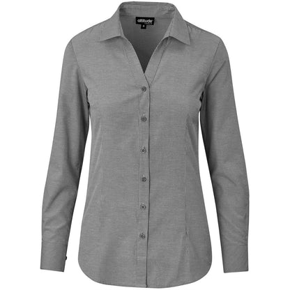 Ladies Long Sleeve Northampton Shirt - Black