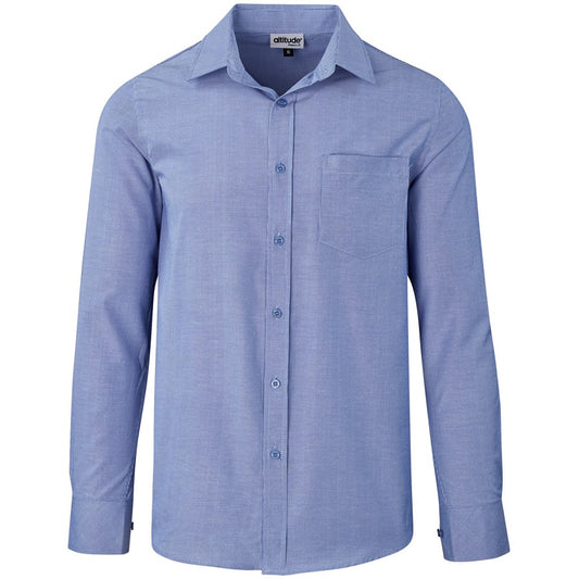 Mens Long Sleeve Northampton Shirt - Royal Blue