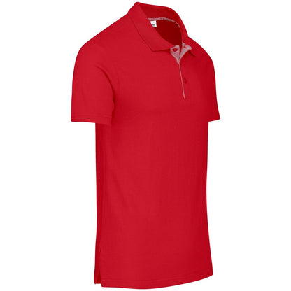 Mens New York Golf Shirt - Red