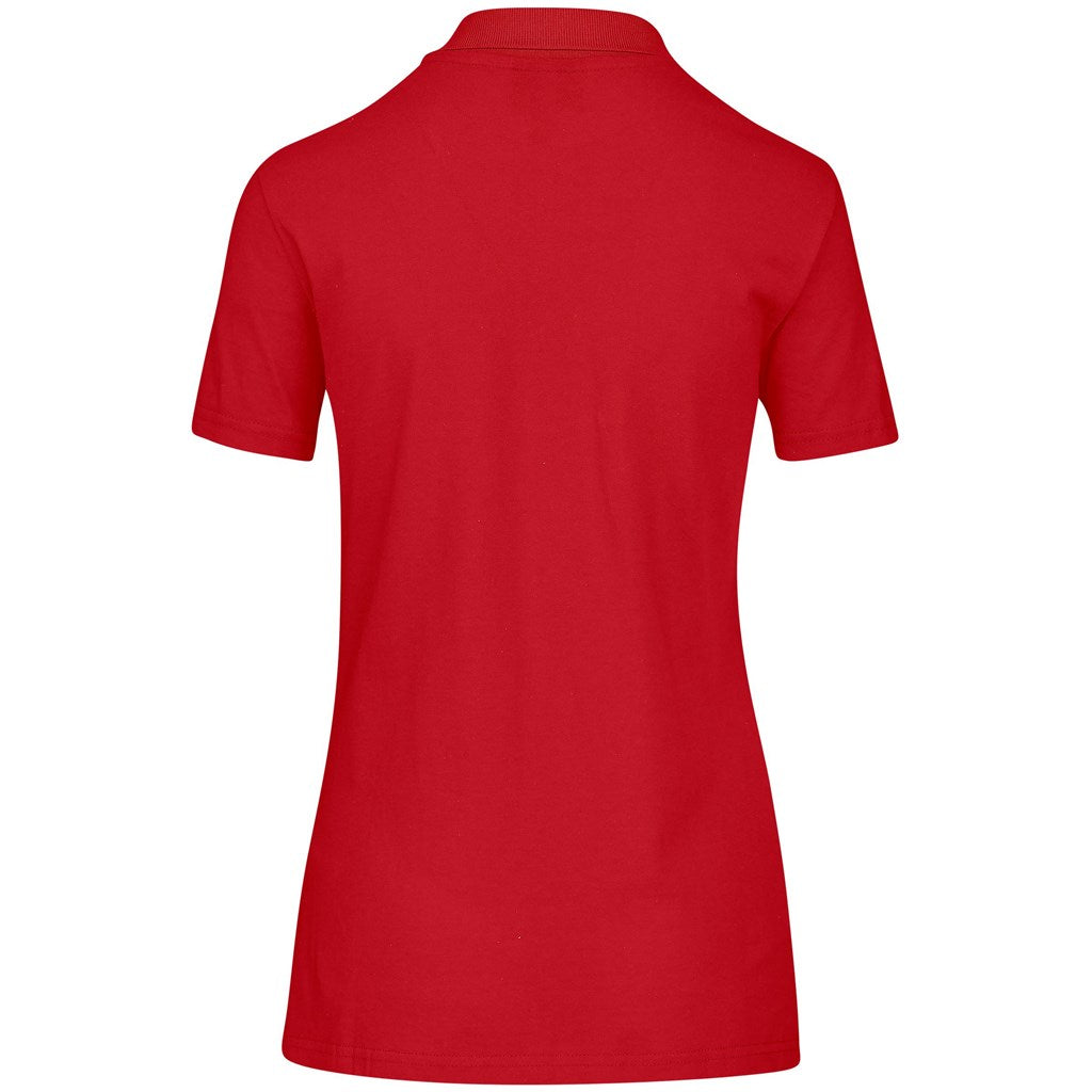 Ladies New York Golf Shirt - Red