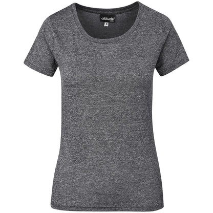 Ladies Oregon Melange T-Shirt - Charcoal