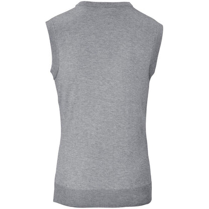 Mens Sleeveless Peru V-Neck Jersey - Grey