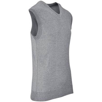 Mens Sleeveless Peru V-Neck Jersey - Grey