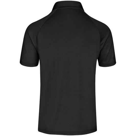 Mens Santorini Golf Shirt - Black