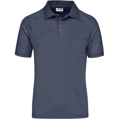 Mens Santorini Golf Shirt - Grey