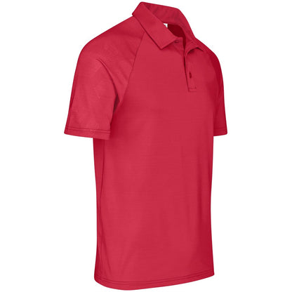 Mens Santorini Golf Shirt - Red