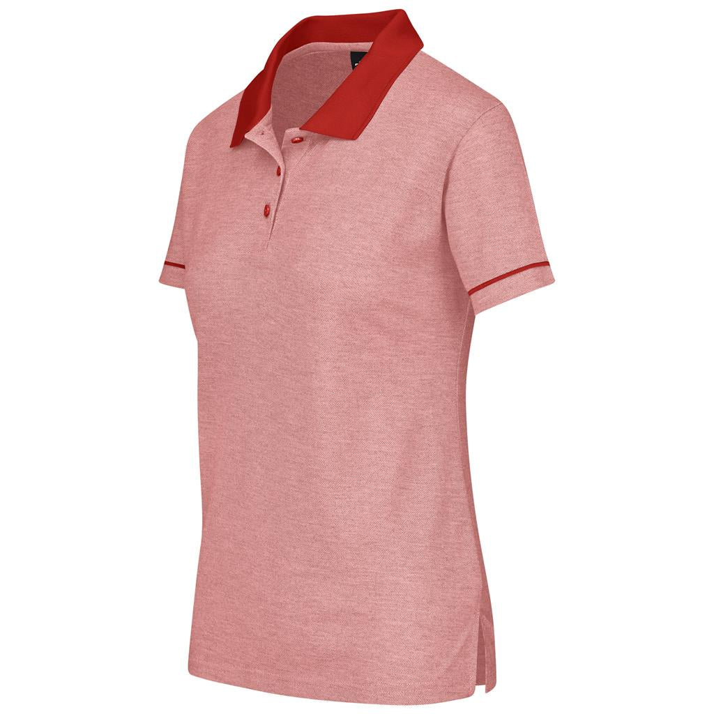 Ladies Verge Golf Shirt - Red