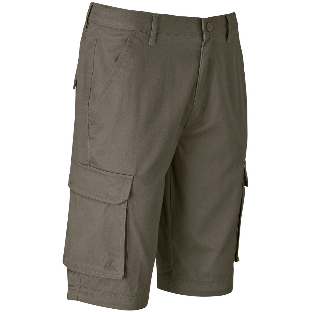 Mens Cargo Zip Off Pants - Khaki