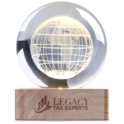 Altitude Blaze Light-Up Globe Award
