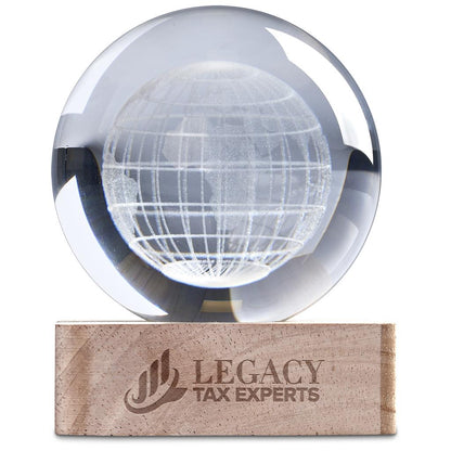 Altitude Blaze Light-Up Globe Award