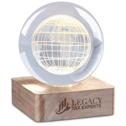 Altitude Blaze Light-Up Globe Award