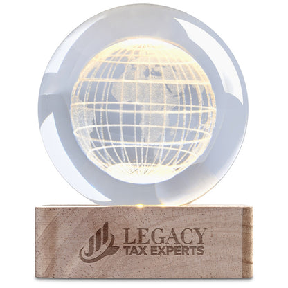 Altitude Blaze Light-Up Globe Award