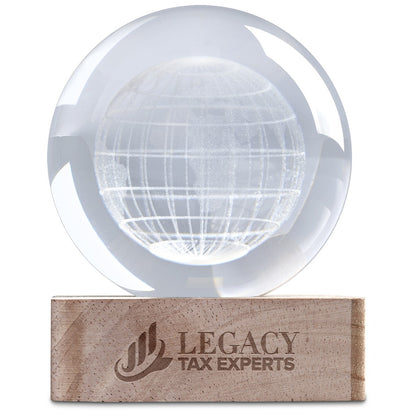 Altitude Blaze Light-Up Globe Award