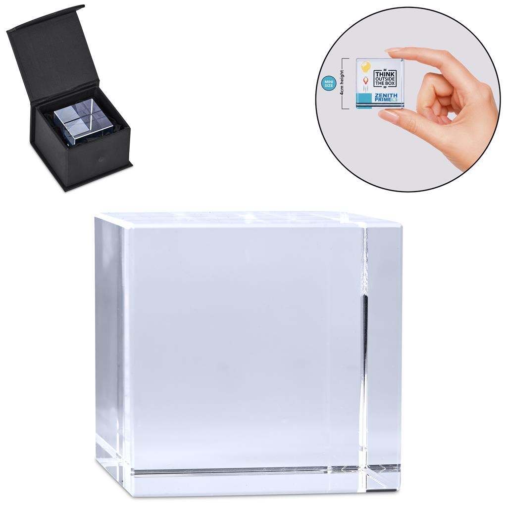 Altitude Crystal Cube Mini Award