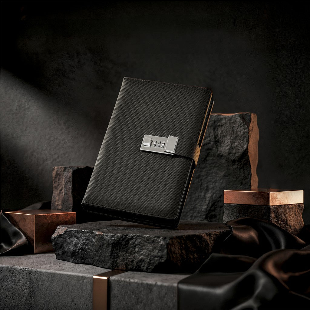 Alex Varga Chapman Code-Lock Hard Cover Notebook