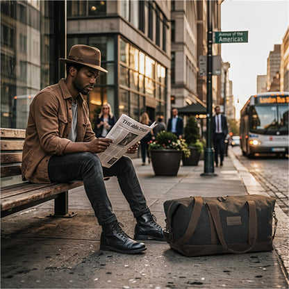 Serendipio Hamilton Canvas Weekend Bag