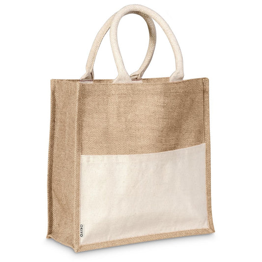 Okiyo Kachi Jute & Cotton Tote